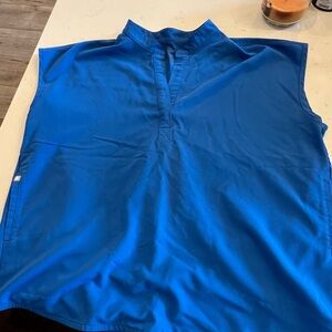 Blue figs scrub shirt